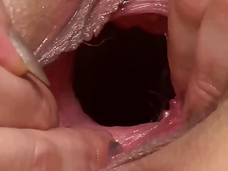 oiled grandma gets ballpark fist fucked
